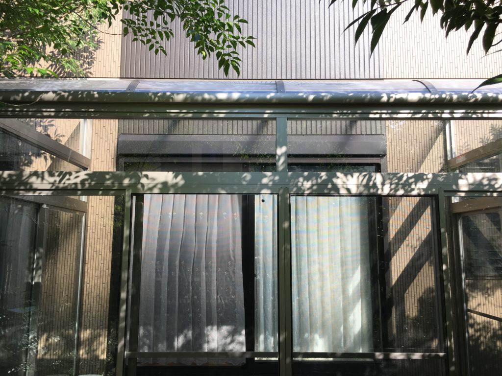 愛知県弥富市　外構リフォーム工事　テラス囲い設置工事　庭のリフォーム　|パートナーホーム