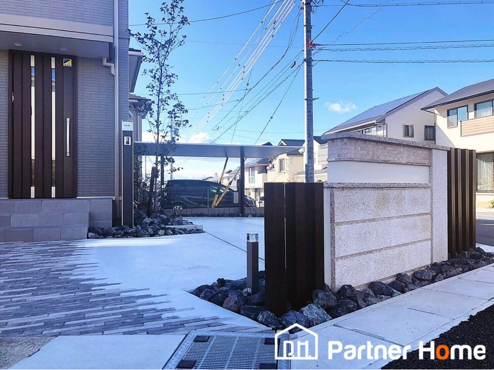 名古屋市緑区U様邸の新築外構工事が完成しました。パートナーホーム株式会社|パートナーホーム