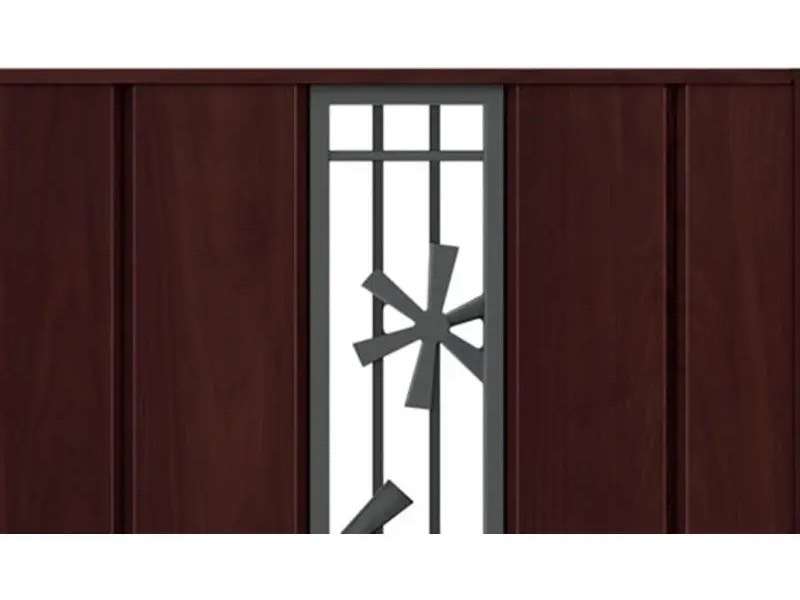 LIXIL　外構　門扉　アルミ形材　ラッピング形材　　 おしゃれ　エクステリア　愛知・名古屋の外構専門店パートナーホームのエクステリア製品一覧開き門扉AA　TS2型　本体アップ|パートナーホーム