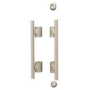 LIXIL　外構　門扉　アルミ鋳物門扉　モダン　 おしゃれ　エクステリア　愛知・名古屋の外構専門店パートナーホームのエクステリア製品一覧　クラシコシリーズ　デコシリーズ　ヴィア・ル・デコ　ドゥビネット　鋳物プッシュプルMA錠　ライトゴールド|パートナーホーム