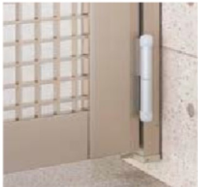 LIXIL　外構　門扉　アルミ形材　モダン　シンプル　 おしゃれ　エクステリア　愛知・名古屋の外構専門店パートナーホームのエクステリア製品一覧 マンション用大型通用口門扉　壁付け門柱|パートナーホーム