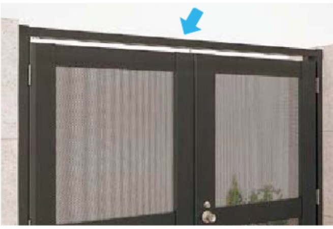 LIXIL　外構　門扉　アルミ形材　モダン　シンプル　 おしゃれ　エクステリア　愛知・名古屋の外構専門店パートナーホームのエクステリア製品一覧 マンション用大型通用口門扉　カモイ|パートナーホーム