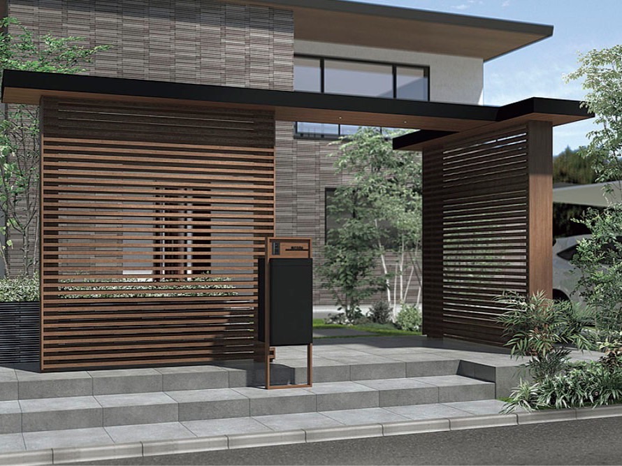 LIXIL　プラスG　Gスクリーン　バリエーション１【外構エクステリア商品】|LIXIL　敷地を間取る　外構　モダン　 おしゃれ　エクステリア　愛知・名古屋の外構専門店パートナーホームのエクステリア製品一覧　プラスG　Gスクリーン　|パートナーホーム