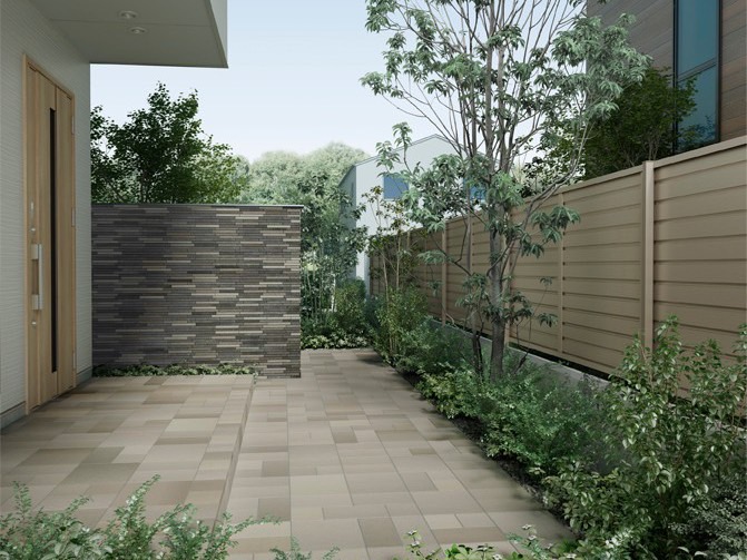 LIXIL　フェンスAA木調　YL1型・YS1型【外構エクステリア商品】|LIXIL　フェンス　外構　モダン　 おしゃれ　エクステリア　愛知・名古屋の外構専門店パートナーホームのエクステリア　製品一覧　フェンスAA木調　YL1型、YS1型|パートナーホーム