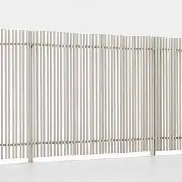 LIXIL　フェンス　外構　モダン　 おしゃれ　エクステリア　愛知・名古屋の外構専門店パートナーホームのエクステリア　製品一覧　プログコートフェンス　F3型【細縦桟】|パートナーホーム