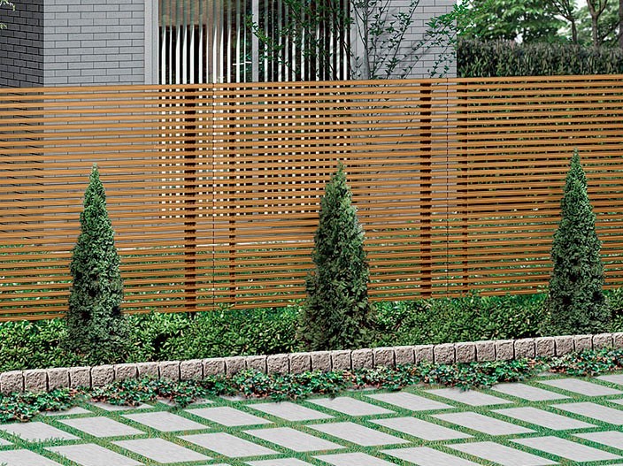 LIXIL　プログコートフェンス　F1型・F2型【外構エクステリア商品】|サムネイル　LIXIL　フェンス　外構　モダン　 おしゃれ　エクステリア　愛知・名古屋の外構専門店パートナーホームのエクステリア　製品一覧　プログコートフェンス　F2型|パートナーホーム