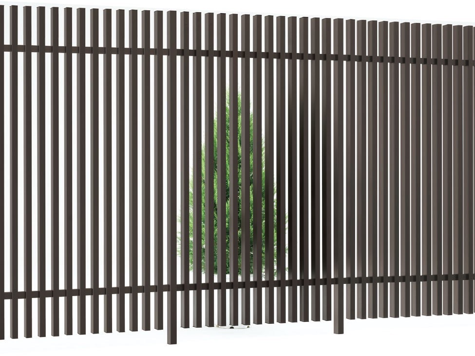 LIXIL　フェンス　外構　モダン　 おしゃれ　エクステリア　愛知・名古屋の外構専門店パートナーホームのエクステリア　製品一覧　プログコートフェンス　M1型 　20°|パートナーホーム