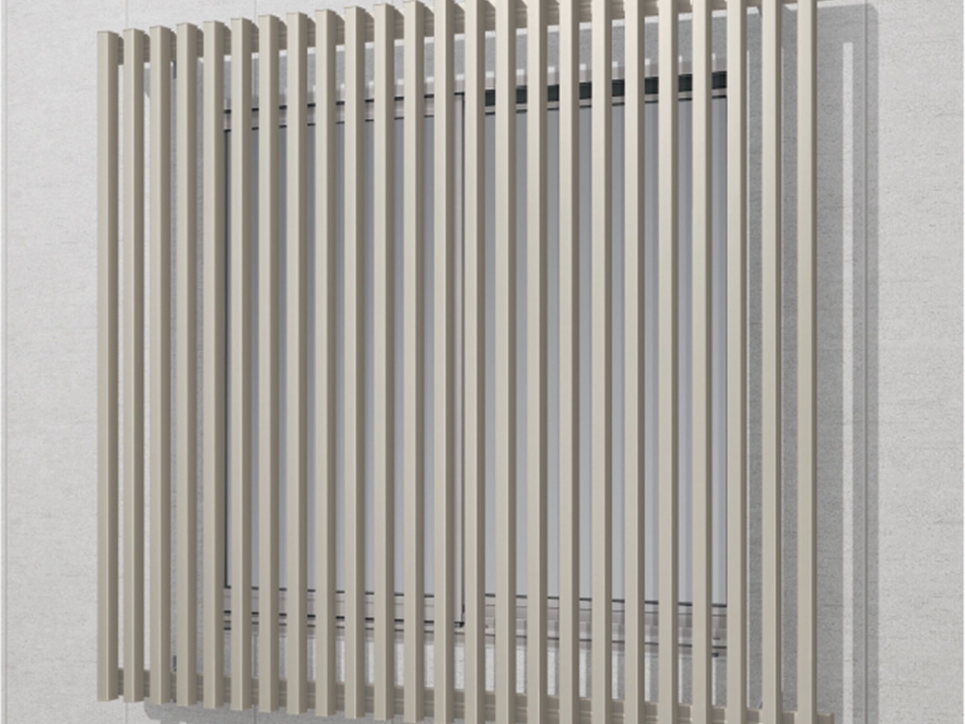 フェンス　外構　モダン　 おしゃれ　エクステリア　愛知・名古屋の外構専門店パートナーホームのエクステリア　製品一覧　空間創造スクリーン スリットライン　ウォールスタイル　持ち出しタイプ|パートナーホーム