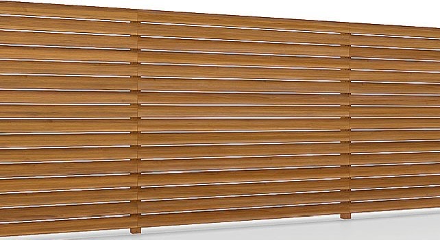 フェンス　外構　モダン　 おしゃれ　エクステリア　愛知・名古屋の外構専門店パートナーホームのエクステリア　製品一覧　Dスクリーン　横張り　チェリーウッド|パートナーホーム