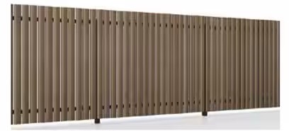 フェンス　外構　モダン　 おしゃれ　エクステリア　愛知・名古屋の外構専門店パートナーホームのエクステリア　製品一覧　Dスクリーン　リアル木調平板　柿渋|パートナーホーム