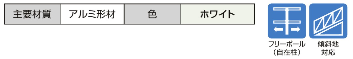 LIXIL　フェンス　外構　モダン　 おしゃれ　エクステリア　愛知・名古屋の外構専門店パートナーホームのエクステリア　製品一覧　アメリカンフェンス1型　主要素材|パートナーホーム