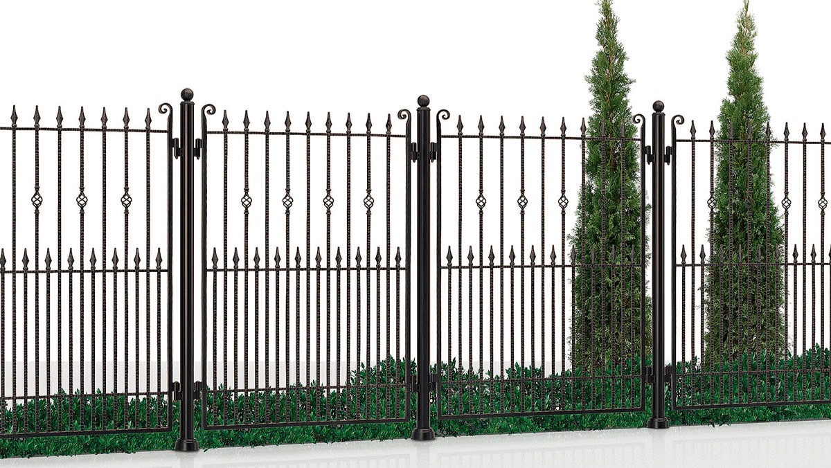 フェンス　外構　モダン　 おしゃれ　エクステリア　愛知・名古屋の外構専門店パートナーホームのエクステリア　製品一覧　ヴィア・ル・クラシコ フェンス　アンティークカッパー+ブラック|パートナーホーム