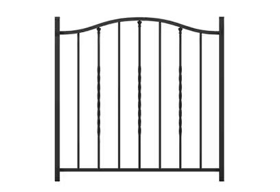 フェンス　外構　モダン　 おしゃれ　エクステリア　愛知・名古屋の外構専門店パートナーホームのエクステリア　製品一覧　ラフィーネ フェンス　1型　シンプルなデザインのフェンスでありながら、トップの曲線が連なると美しい連続美を描き出します。 オプションのオーナメントと組み合わせれば、より華やかな装いに。|パートナーホーム