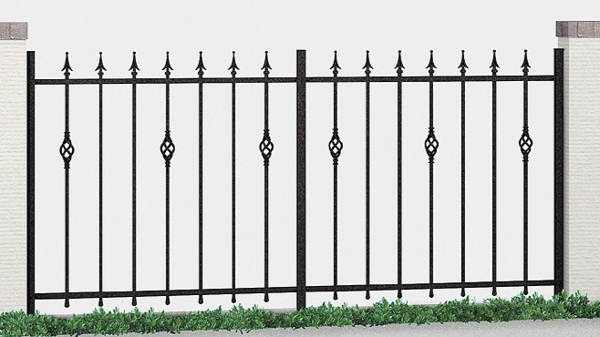 フェンス　外構　モダン　 おしゃれ　エクステリア　愛知・名古屋の外構専門店パートナーホームのエクステリア　製品一覧　ラフィーネ フェンス　2型　フロスティホワイト 間仕切りタイプ T-6|パートナーホーム