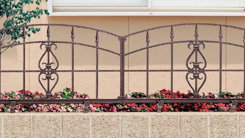 フェンス　外構　モダン　 おしゃれ　エクステリア　愛知・名古屋の外構専門店パートナーホームのエクステリア　製品一覧　コラゾン1型フェンス　オータムブラウン|パートナーホーム