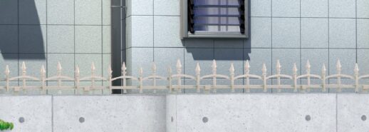 フェンス　外構　モダン　 おしゃれ　エクステリア　愛知・名古屋の外構専門店パートナーホームのエクステリア　製品一覧　サムネイル　ミニフェンスA型|パートナーホーム