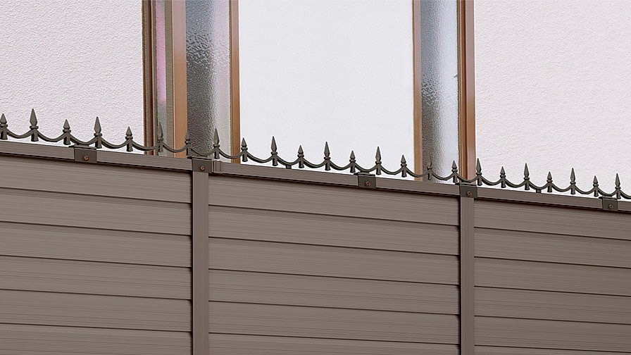 フェンス　外構　モダン　 おしゃれ　エクステリア　愛知・名古屋の外構専門店パートナーホームのエクステリア　製品一覧　サムネイル　ミニフェンスB型|パートナーホーム