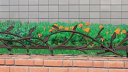 フェンス　外構　モダン　 おしゃれ　エクステリア　愛知・名古屋の外構専門店パートナーホームのエクステリア　製品一覧　サムネイル　ミニフェンスB型　オータムブラウン|パートナーホーム