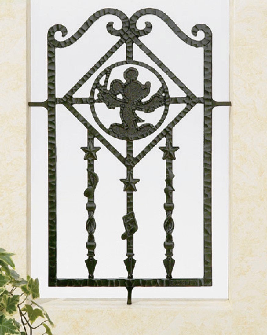 フェンス　外構　モダン　 おしゃれ　エクステリア　愛知・名古屋の外構専門店パートナーホームのエクステリア　製品一覧　ディズニーフェンス　スリムフェンス　ミッキー　B型|パートナーホーム