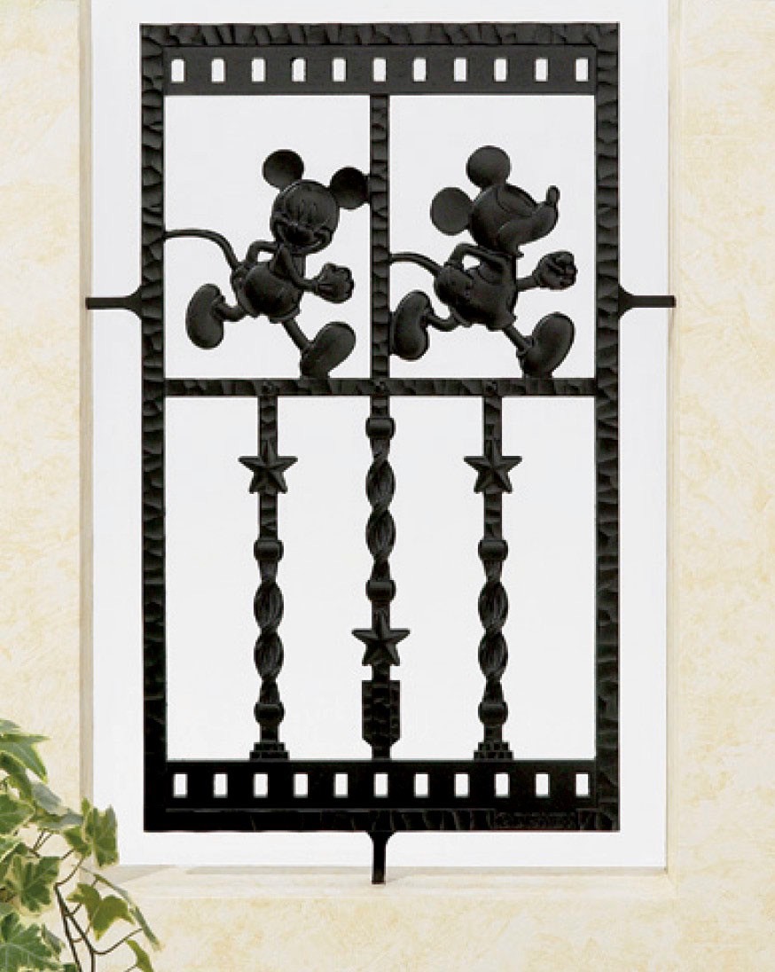 フェンス　外構　モダン　 おしゃれ　エクステリア　愛知・名古屋の外構専門店パートナーホームのエクステリア　製品一覧　ディズニーフェンス　スリムフェンス　ミッキー　C型|パートナーホーム