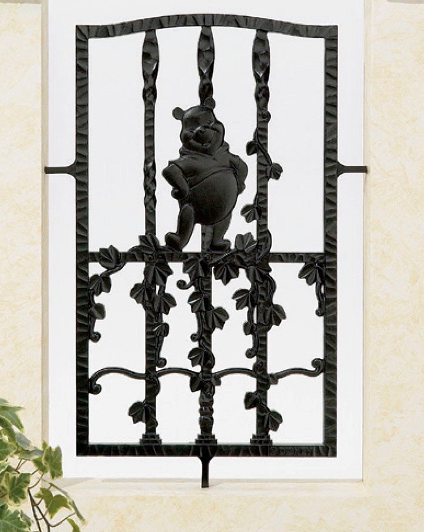 フェンス　外構　モダン　 おしゃれ　エクステリア　愛知・名古屋の外構専門店パートナーホームのエクステリア　製品一覧　ディズニーフェンス　スリムフェンス　プーさん　B型|パートナーホーム