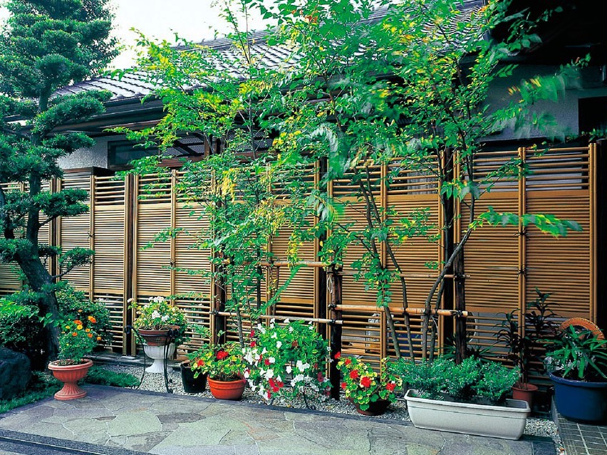 LIXIL　和風竹垣フェンス＜京香＞【外構エクステリア商品】|サムネイル　フェンス　和風竹垣フェンス＜京香（きょうか）＞　外構　和風　モダン　 おしゃれ　エクステリア　愛知・名古屋の外構専門店パートナーホームのエクステリア　製品一覧　和風竹垣フェンス＜京香＞　|パートナーホーム