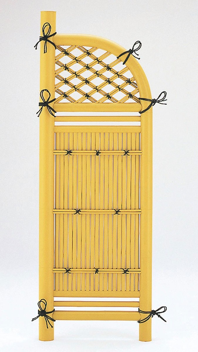 フェンス　和風竹垣フェンス＜京香（きょうか）＞　外構　和風　モダン　 おしゃれ　エクステリア　愛知・名古屋の外構専門店パートナーホームのエクステリア　製品一覧　京香　玉袖垣　玉袖垣（御簾垣タイプ） 2尺|パートナーホーム