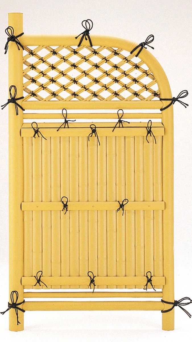 フェンス　和風竹垣フェンス＜京香（きょうか）＞　外構　和風　モダン　 おしゃれ　エクステリア　愛知・名古屋の外構専門店パートナーホームのエクステリア　製品一覧　京香　玉袖垣　玉袖垣（建仁寺垣タイプ） 3尺|パートナーホーム