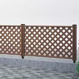 フェンス　外構　モダン　 おしゃれ　エクステリア　愛知・名古屋の外構専門店パートナーホームのエクステリア　製品一覧　5型（密ラチス）|パートナーホーム