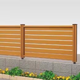 フェンス　外構　モダン　 おしゃれ　エクステリア　愛知・名古屋の外構専門店パートナーホームのエクステリア　製品一覧　8型（横スリット）|パートナーホーム