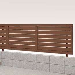 フェンス　外構　モダン　 おしゃれ　エクステリア　愛知・名古屋の外構専門店パートナーホームのエクステリア　製品一覧　J8型（横スリット）|パートナーホーム