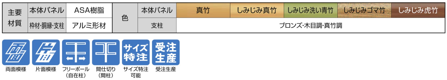 フェンス　和風竹垣フェンス＜京香（きょうか）＞　外構　和風　モダン　 おしゃれ　エクステリア　愛知・名古屋の外構専門店パートナーホームのエクステリア　製品一覧　京香　建仁寺垣　主要素材　ユニット型|パートナーホーム