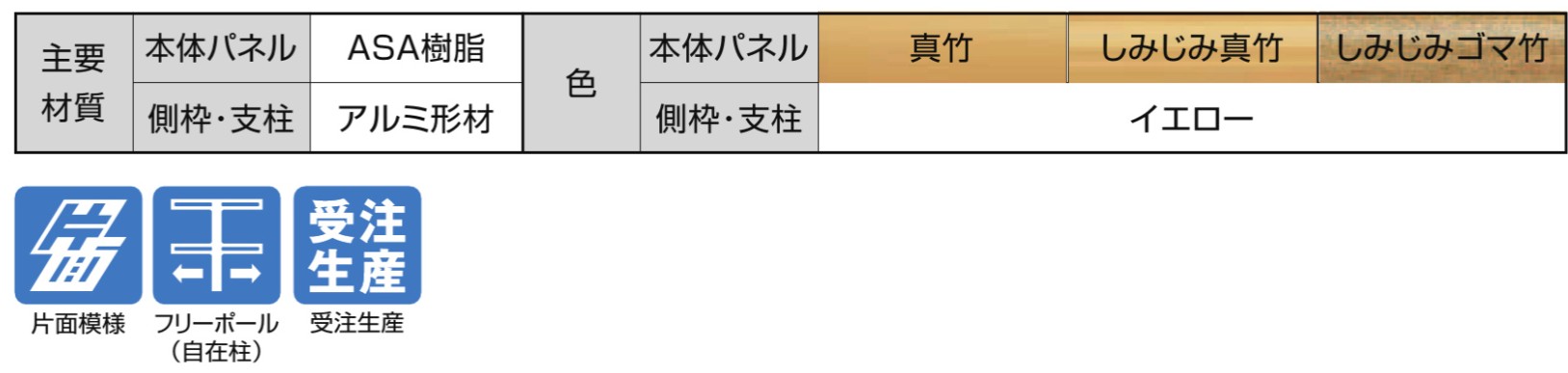 フェンス　和風竹垣フェンス＜京香（きょうか）＞　外構　和風　モダン　 おしゃれ　エクステリア　愛知・名古屋の外構専門店パートナーホームのエクステリア　製品一覧　京香　建仁寺垣　フリーポールタイプ　主要素材　|パートナーホーム
