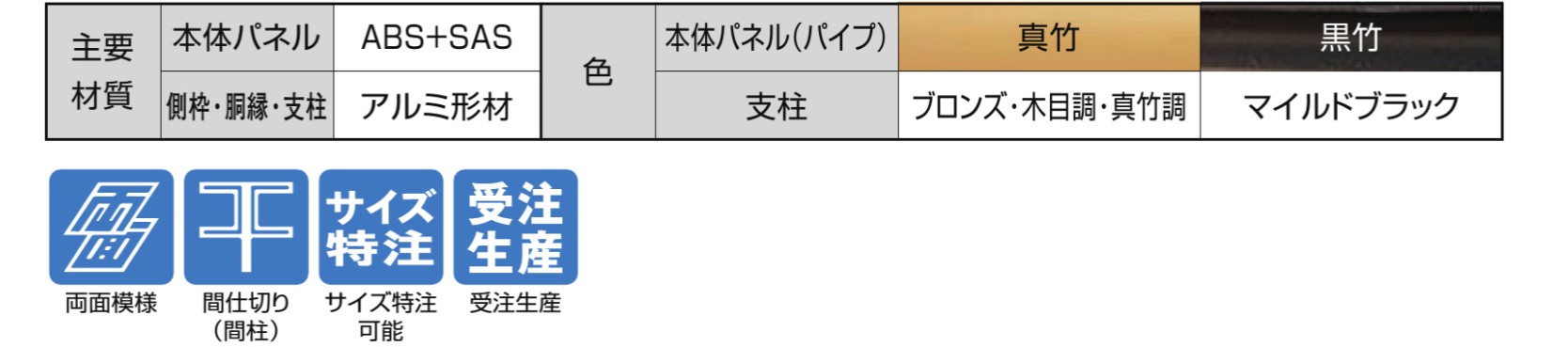 フェンス　和風竹垣フェンス＜京香（きょうか）＞　外構　和風　モダン　 おしゃれ　エクステリア　愛知・名古屋の外構専門店パートナーホームのエクステリア　製品一覧　京香　四つ目垣　主要素材|パートナーホーム