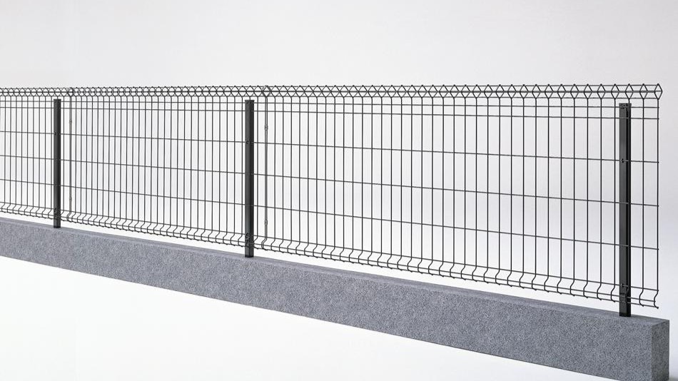 フェンス　スチール　ステンレス　外構　モダン　 おしゃれ　エクステリア　愛知・名古屋の外構専門店パートナーホームのエクステリア　製品一覧　メッシュフェンスA型　ブラック|パートナーホーム