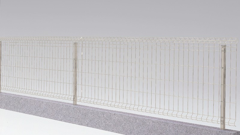 フェンス　スチール　ステンレス　外構　モダン　 おしゃれ　エクステリア　愛知・名古屋の外構専門店パートナーホームのエクステリア　製品一覧　メッシュフェンスA型　ステン|パートナーホーム