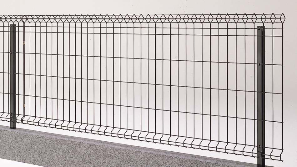 フェンス　スチール　ステンレス　外構　モダン　 おしゃれ　エクステリア　愛知・名古屋の外構専門店パートナーホームのエクステリア　製品一覧　メッシュフェンスA型　ブラウン|パートナーホーム