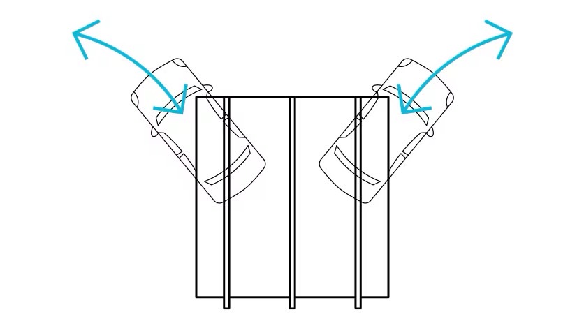 クルマ2台をスムーズに出し入れ LIXIL　カーポート　外構　モダン　 おしゃれ　エクステリア　愛知・名古屋の外構専門店パートナーホームのエクステリア　製品一覧　カーポートSC　|パートナーホーム
