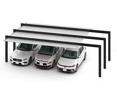 LIXIL　カーポート　外構　モダン　 おしゃれ　エクステリア　愛知・名古屋の外構専門店パートナーホームのエクステリア　製品一覧　カーポートSC　3本延長|パートナーホーム