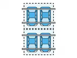 LIXIL　カーポート　外構　モダン　 おしゃれ　エクステリア　愛知・名古屋の外構専門店パートナーホームのエクステリア　製品一覧　アーキフィールド　縦2連棟|パートナーホーム