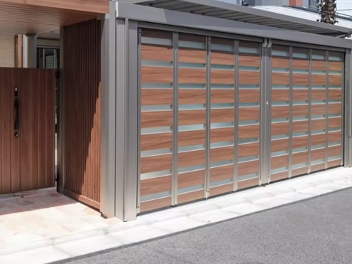 LIXIL　プレミエスゲート【外構エクステリア商品】LIXIL　ハンガーゲート　外構　モダン　 おしゃれ　エクステリア　愛知・名古屋の外構専門店パートナーホームのエクステリア　製品一覧　プレミエスゲート　プレミエスゲートワイド|パートナーホーム