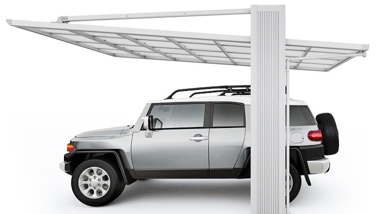 LIXIL　カーポート　外構　モダン　 おしゃれ　エクステリア　愛知・名古屋の外構専門店パートナーホームのエクステリア　製品一覧　アーキフラン　ロング柱|パートナーホーム