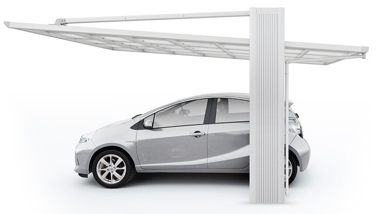 LIXIL　カーポート　外構　モダン　 おしゃれ　エクステリア　愛知・名古屋の外構専門店パートナーホームのエクステリア　製品一覧　アーキフラン　標準柱|パートナーホーム