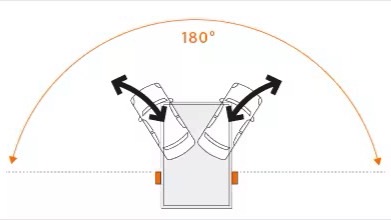 フロント部分が180°オープンになっているので、柱がジャマになりません。 ご自宅の前の道路がせまくても大丈夫。 スムーズにクルマを出し入れできます。　LIXIL　カーポート　外構　モダン　 おしゃれ　エクステリア　愛知・名古屋の外構専門店パートナーホームのエクステリア　製品一覧　アーキフラン　|パートナーホーム
