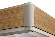 LIXIL　カーポート　外構　モダン　 おしゃれ　エクステリア　愛知・名古屋の外構専門店パートナーホームのエクステリア　製品一覧　カーポートSW　1台2台用　化粧枠　チェリーウッド|パートナーホーム