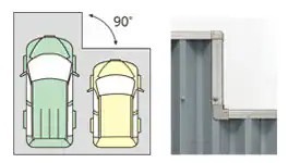 LIXIL　カーポート　外構　モダン　 おしゃれ　エクステリア　愛知・名古屋の外構専門店パートナーホームのエクステリア　製品一覧　カーポートST　出入隅|パートナーホーム