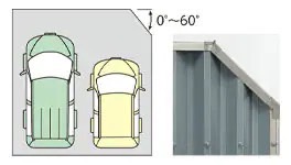 LIXIL　カーポート　外構　モダン　 おしゃれ　エクステリア　愛知・名古屋の外構専門店パートナーホームのエクステリア　製品一覧　カーポートST　隅切り|パートナーホーム