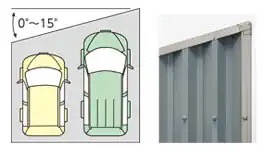 LIXIL　カーポート　外構　モダン　 おしゃれ　エクステリア　愛知・名古屋の外構専門店パートナーホームのエクステリア　製品一覧　カーポートST　正面台形|パートナーホーム