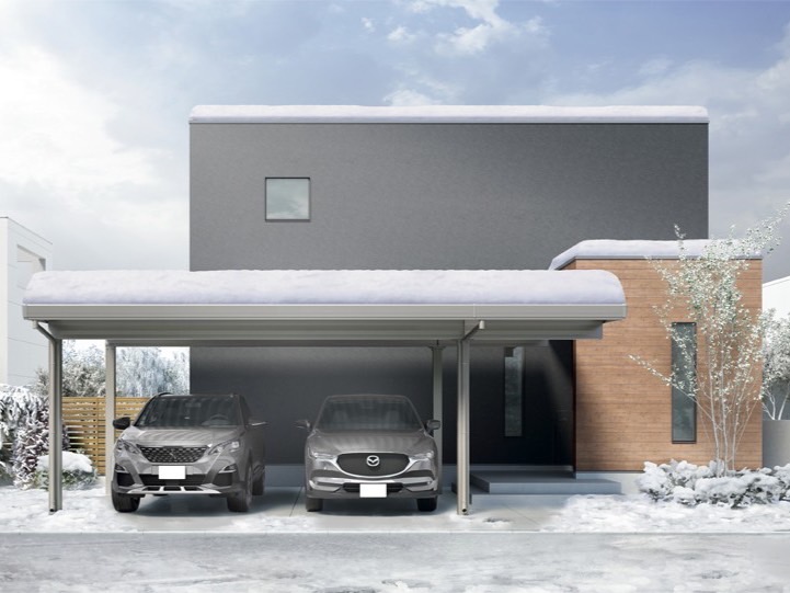 LIXIL　カーポートST　3000タイプ　1・2台用【外構エクステリア商品】|LIXIL　カーポート　外構　モダン　 おしゃれ　エクステリア　愛知・名古屋の外構専門店パートナーホームのエクステリア　製品一覧　カーポートST　3000　|パートナーホーム