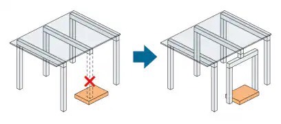 LIXIL　カーポート　外構　モダン　 おしゃれ　エクステリア　愛知・名古屋の外構専門店パートナーホームのエクステリア　製品一覧　ソルディーポート　柱を設置する位置に花壇などがある場合に、その場所を避けて柱を設置できます。また、柱が車のドア開閉の妨げとなる場合にも有効です。|パートナーホーム